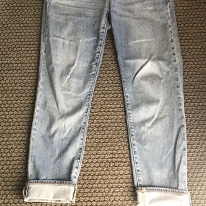 Maternity Cropped Boyfriend Jeans